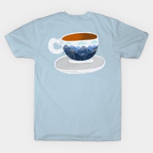 Mountains cup of coffee T-Shirt
